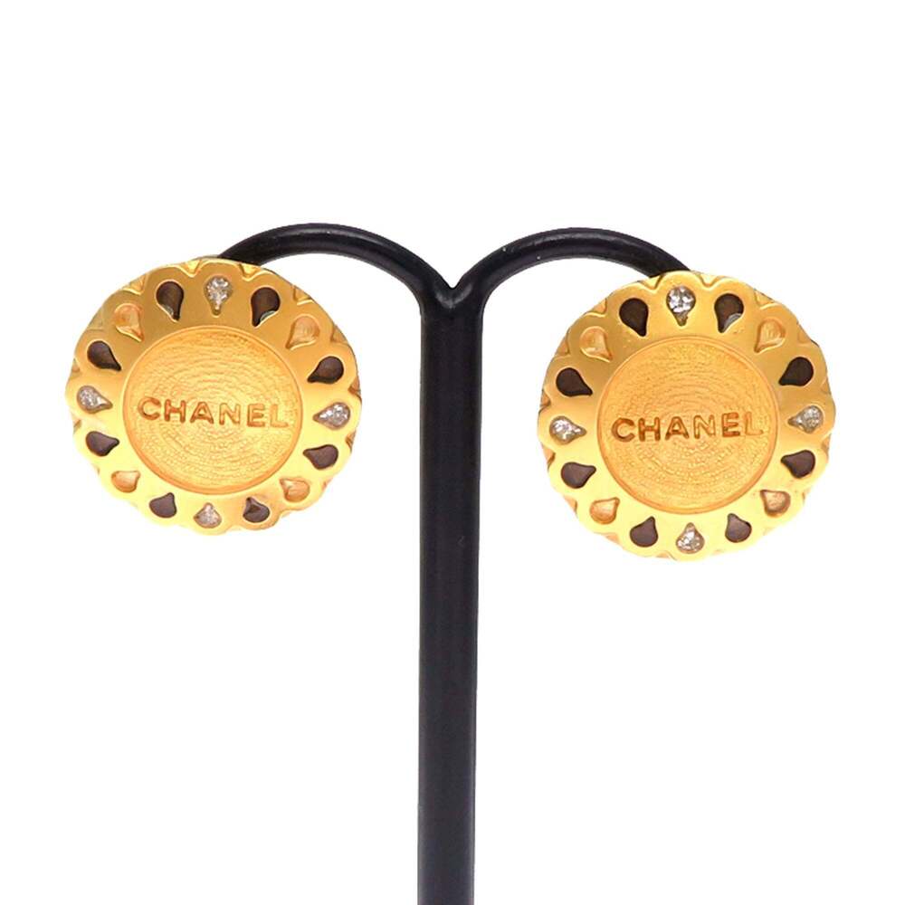CHANEL Authentic Gold Earrings - Picture 2 of 7